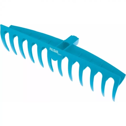 Грабли пластиковые 400 мм 12 плоских зубьев усиленные Palisad 61732 купить в Губкинске