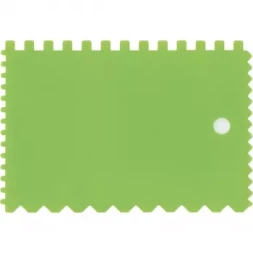 Шпатель для клея, пластмассовый, 90х130 мм, зубчатый СИБРТЕХ 86017