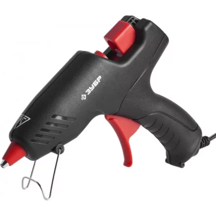 Пистолет ЗУБР &quot;МАСТЕР&quot; клеевой (термоклеящий), электрический, эргономичная рукоятка, рабочая температура 193град, d=12мм, 40Вт 06850-55-12_z02 купить в Губкинске