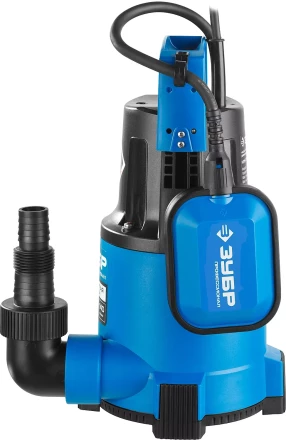 Насос ЗУБР &quot;ПРОФЕССИОНАЛ&quot; Т3 погружной дренажный для чистой воды (d пропускаемых частиц до 5мм), 400Вт, пропускная способность 140л/мин, напор 8,0м НПЧ-Т3-400 купить в Губкинске