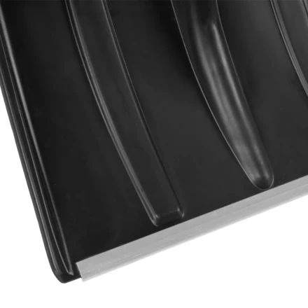 Лопата для уборки снега пластиковая, 470х350х1340 мм, алюминиевый черенок, Россия, Сибртех 61662 купить в Губкинске