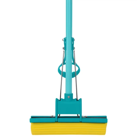 Швабра отжимная Palisad, 110 см, губка PVA 26х5,5х6 см, телескопическая рукоятка, бирюзовая, Home 935165 купить в Губкинске