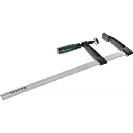 Струбцина, KRAFTOOL 32011-120-500, тип &quot;F&quot;, DIN 5117, двухкомпонентная ручка, 120х500мм 32011-120-500 купить в Губкинске