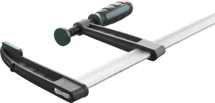 Струбцина, KRAFTOOL 32011-120-500, тип &quot;F&quot;, DIN 5117, двухкомпонентная ручка, 120х500мм 32011-120-500 купить в Губкинске