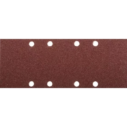 Лист шлифовальный ЗУБР "МАСТЕР", 8 отверстий, для ПШМ на зажимах, Р80, 93х230мм, 5шт 35591-080 купить в Губкинске