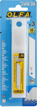 Лезвие OLFA, сегментированноеб серрейторная заточка18 мм OL-LWB-3B купить в Губкинске