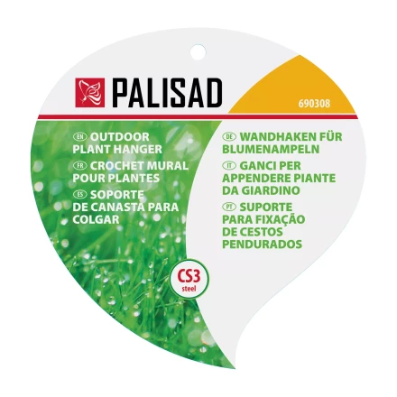 Кронштейн для крепления подвесных корзин, настенный Palisad 690308 купить в Губкинске