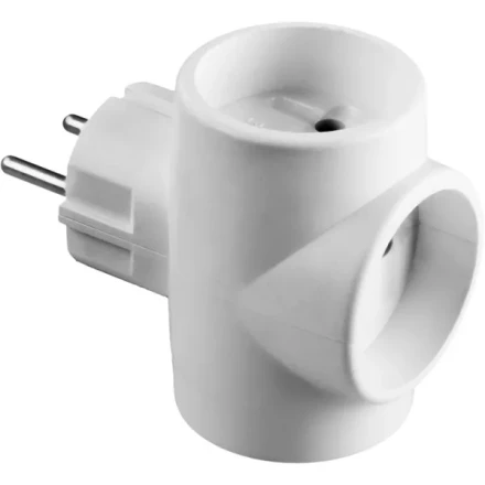 Разветвитель СИБИН электрический, 3 гнезда, 6А/220В 55097-3 купить в Губкинске