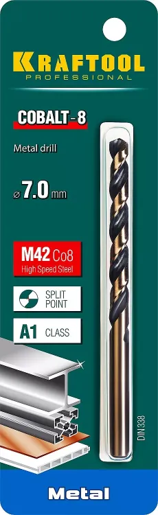 Сверла по металлу HSS-Co 29656-7 купить в Губкинске