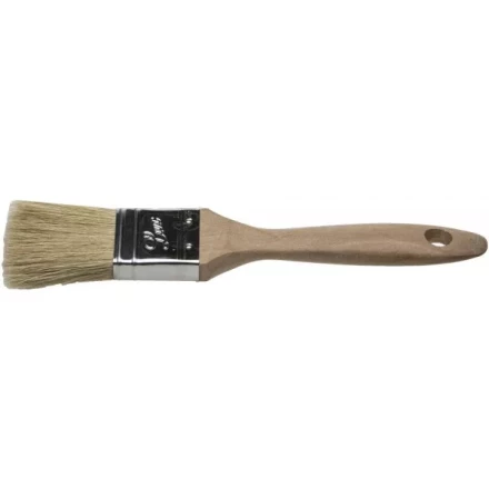 Кисть плоская STAYER "UNIVERSAL-LUX", светлая натуральная щетина, деревянная ручка, 25мм 01053-025 купить в Губкинске