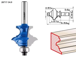 Фрезы кромочные фигурные №6(многопрофильные) серия ПРОФЕССИОНАЛ
