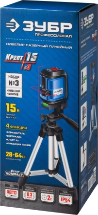 Нивелиры лазерные Крест-15 двухлучевой со штативом серия ПРОФЕССИОНАЛ купить в Губкинске