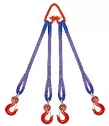 Строп текстильный четырехветвевой 4СТ 5 т  L=5.5 м SF7 60 мм Звено РТ- 3 купить в Губкинске