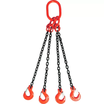 Строп цепной TOR 4СЦ г/п 11,2 т 5,0 м с самозакрывающимися крюками 1018510 купить в Губкинске