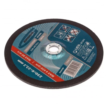 Круг шлифовальный по металлу 230 х 6,0 х 22,2мм Gross 74401 купить в Губкинске