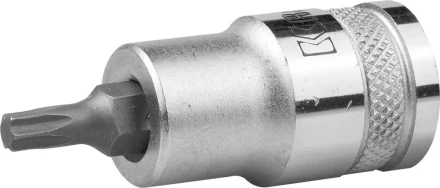 Торцовая бита-головка KRAFTOOL &quot;INDUSTRIE QUALITAT&quot;, материал S2, TORX, сатинированная, 1/2&quot;, Т27 27905-27_z01 купить в Губкинске