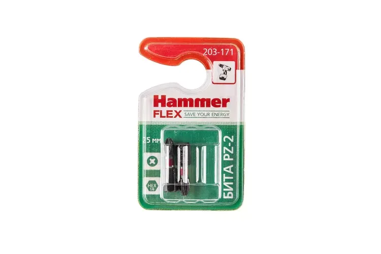 Бита HAMMER PZ2 25мм (2шт) купить в Губкинске