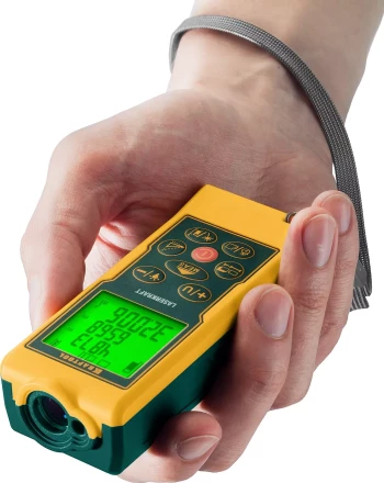 Дальномер лазерный LASER-KRAFT, дальность 5см - 70м, точность 1,5мм, KRAFTOOL 34760 34760_z01 купить в Губкинске