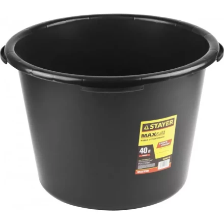 Кадка STAYER &quot;MASTER&quot; строительная пластмассовая, 40л 06098-40 купить в Губкинске