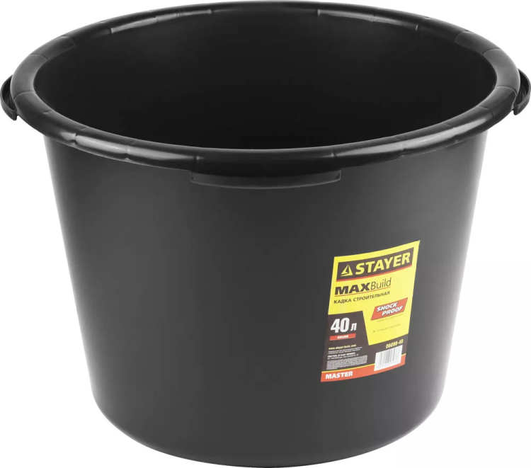 Кадка STAYER "MASTER" строительная пластмассовая, 40л 06098-40 купить в Губкинске