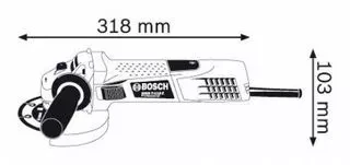 Углошлифовальная машина BOSCH GWS 7-115 Е (0.601.388.201) купить в Губкинске