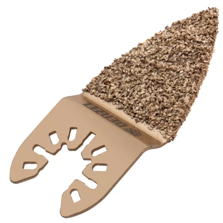 Насадка для МФИ шлифовальная двусторонняя дельта Denzel 782321, узкая, HM, по плитке и дереву, 35 мм купить в Губкинске