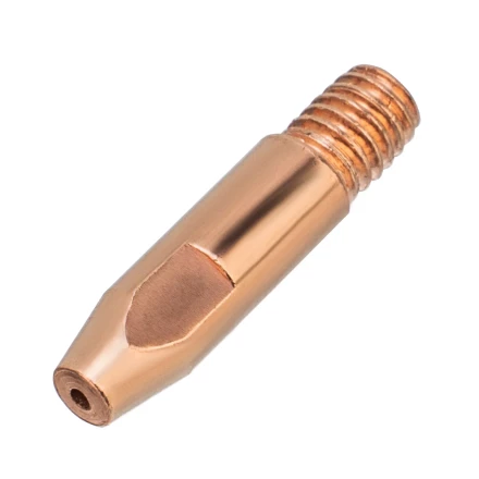 Токосъемный наконечник под проволоку 1,2 мм, М6х28, E-CU, 20 шт для MIG горелки тип 24 Denzel 93648 купить в Губкинске