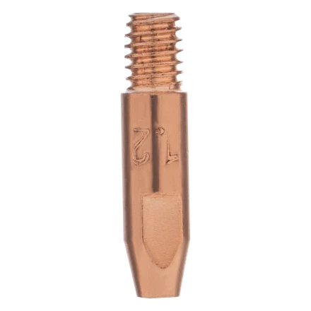 Токосъемный наконечник под проволоку 1,2 мм, М6х28, E-CU, 20 шт для MIG горелки тип 24 Denzel 93648 купить в Губкинске