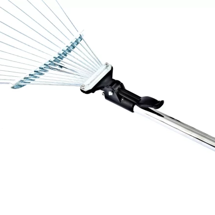 Грабли веерные стальные Palisad, 190 - 520 х 1200 - 1500 мм, 15 зубьев, раздвижные, стальной черенок, 6175655 купить в Губкинске