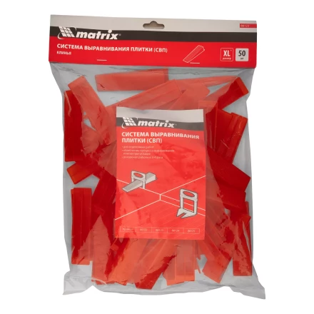 Клин для системы выравнивания плитки СВП Ворота XL, 50 шт. в пакете Matrix 88123 купить в Губкинске