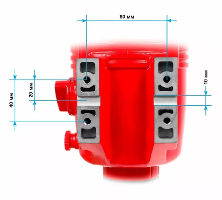 Двигатель алмазного бурения MESSER DM350Е  500мм 3,5 кВт, 360/750/1000 об/мин с PRCD купить в Губкинске