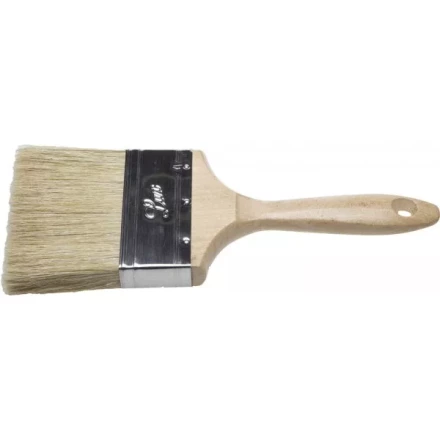 Кисть плоская STAYER "UNIVERSAL-LUX", светлая натуральная щетина, деревянная ручка, 100мм 01053-100 купить в Губкинске