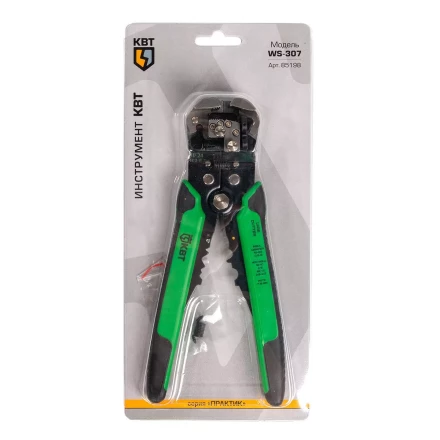 Автоматический многофункциональный стриппер КВТ WS-307 для снятия изоляции с проводов 0.2–6.0 мм (85198) купить в Губкинске