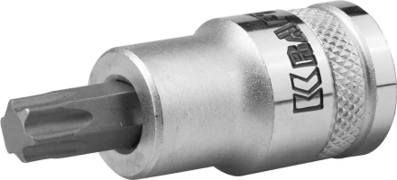 Торцовая бита-головка KRAFTOOL &quot;INDUSTRIE QUALITAT&quot;, материал S2, TORX, сатинированная, 1/2&quot;, Т50 27905-50_z01 купить в Губкинске