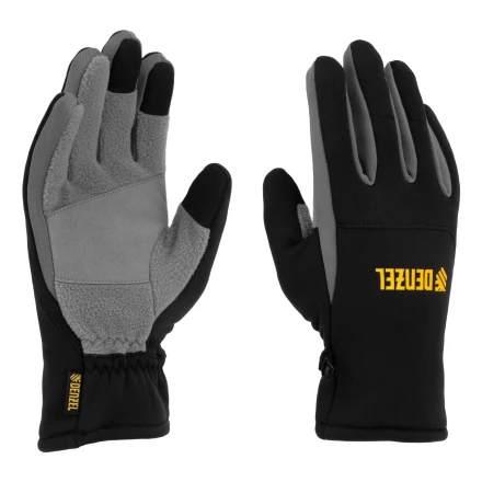 Перчатки универсальные, искусственный мех, работа с сенсорным экраном, размер 10// Denzel 68088 купить в Губкинске