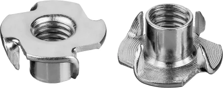 ЗУБР DIN 1624, M4 x 8 мм, цинк, 5 кг, врезная гайка (303780-04) купить в Губкинске