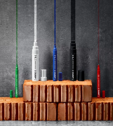 ЗУБР МК-400 синий, 2-4 мм маркер-краска (06325-7) купить в Губкинске