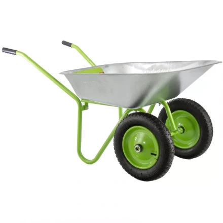 Тачка садовая двухколесная облегченная объем 65 литров СИБРТЕХ 689625 купить в Губкинске