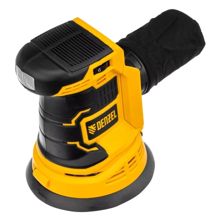 Машина шлифовальная эксцентриковая аккумуляторная COS-125-0, 18В Li-Ion Denzel 28471 купить в Губкинске