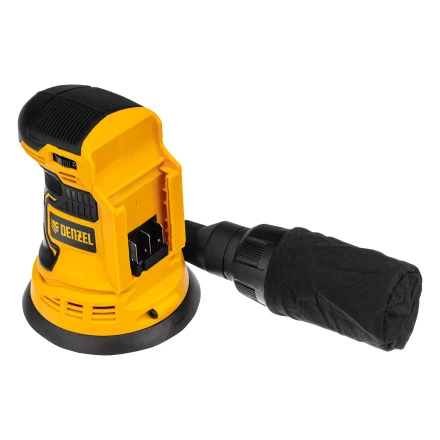 Машина шлифовальная эксцентриковая аккумуляторная COS-125-0, 18В Li-Ion Denzel 28471 купить в Губкинске