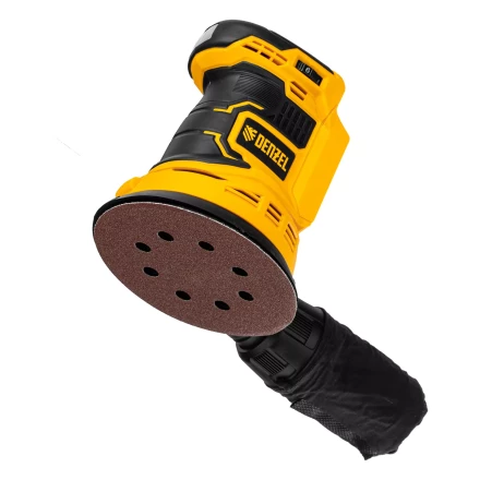 Машина шлифовальная эксцентриковая аккумуляторная COS-125-0, 18В Li-Ion Denzel 28471 купить в Губкинске