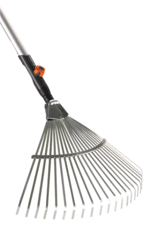 Комплект: Грабли веерные  + Рукоятка деревянная 130 см   GARDENA купить в Губкинске