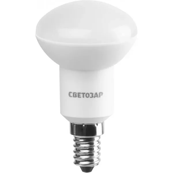 Лампа СВЕТОЗАР светодиодная "LED technology", цоколь E14(миньон), яркий белый свет (4000К), 45 (5Вт), 220В 44504-45 купить в Губкинске