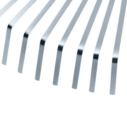 Грабли веерные стальные Palisad, 300 - 480 мм, 22 плоских зуба, оцинкованные,раздвижные, без черенка, 617675 купить в Губкинске