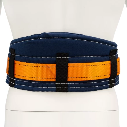 Удерживающая привязь безлямочная Сибртех 89505, модель УП I, прошитый высокий кушак купить в Губкинске