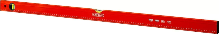 Уровень коробчатый MIRAX, 2 ампулы, крашеный, 1000мм 34602-100_z02 купить в Губкинске