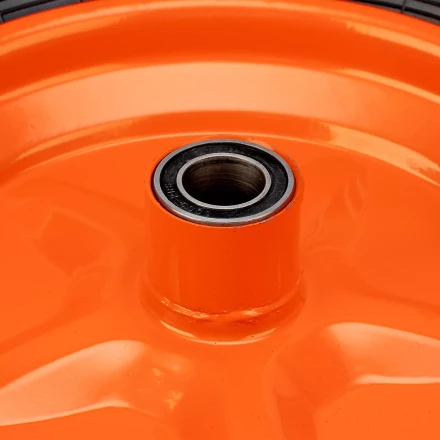 Колесо пневматическое усиленное Palisad 69081, шина 8PR, 4.00-8 D400 мм, внутренний диаметр подшипника 20 мм, длина оси 90 мм купить в Губкинске