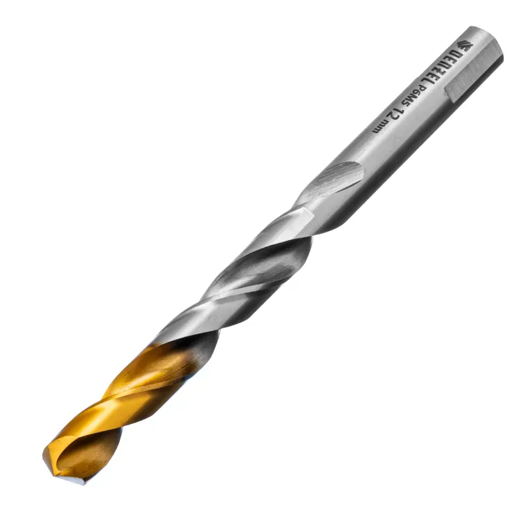 Сверло спиральное по металлу Denzel,  12 x 151 мм, Р6М5, Golden Tip 718244 купить в Губкинске