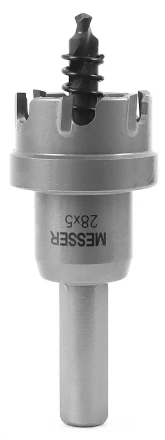 ТСТ коронка MESSER 28X5 с центрирующим сверлом и толкающей пружиной купить в Губкинске