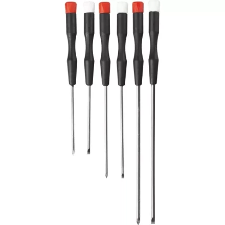STAYER. Набор: Отвертки для точных работ с пластиковыми рукоятками и удлиненными стержнями 25570-H6_z01 купить в Губкинске
